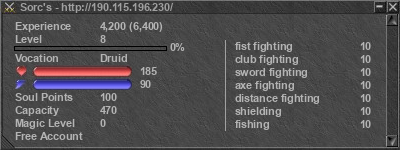 Signature for player Sorc's